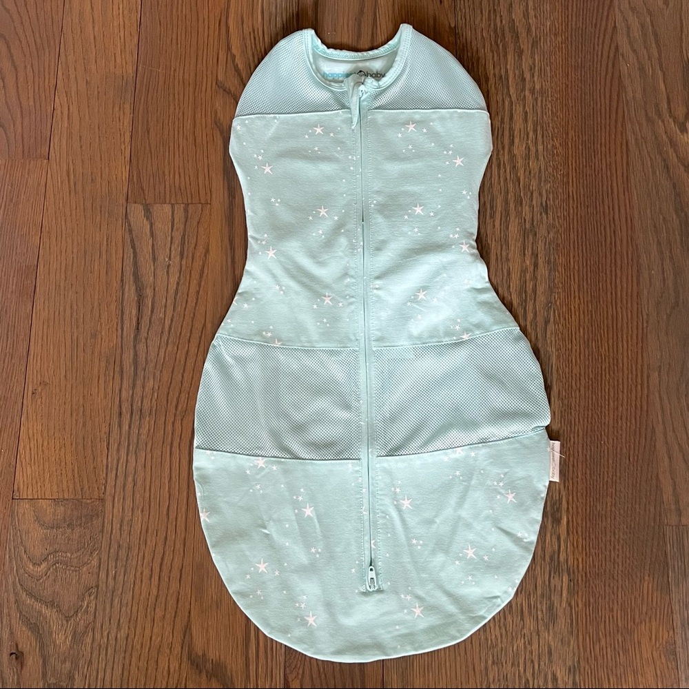 Happiest Baby-Sleepea Swaddle, Medium, sky blue